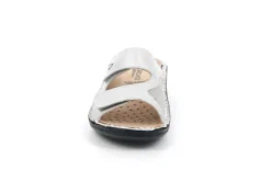 Grunland Women's Comfort 2-Strap Slide CE0259-SLVR