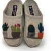 Haflinger Cactus Soft Felt Wool Women's Slipper