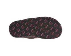 Haflinger Coffee soft, natural wool Slipper