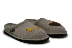 Haflinger Gallina Cozy Wool Open Back Slipper