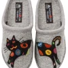 Haflinger Sassy Women's Wool Applique Slippers