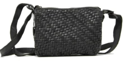 JANE - Black Weave Crossbody
