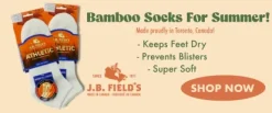 JB Fields Bamboo Featherweight Ankle 3-Pack (Medium)