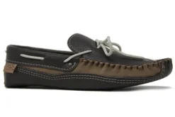 Leather and Suede Moccasin