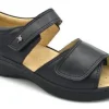 MD79 Grunland Nappa Black Women's Closed Back Sandal