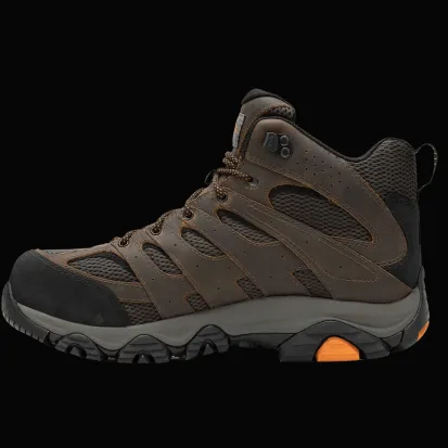 Merrell Men's Moab Vertex 2 Mid WP Carbon Fiber CSA Work Safety Boot