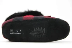 Moccasin Plaid Fur