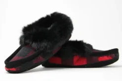 Moccasin Plaid Fur