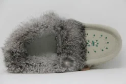 Moccasins Beaded Fur Collar