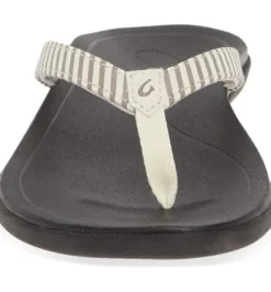 Olukai Ho'opio Beach Thong - Bone Stripe