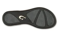 Olukai Ho'opio Women's Thong Sandals - Silver Leather  Canadian Footwear