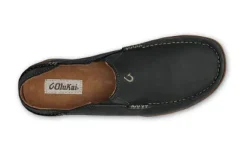 Olukai Moloa Men's Black Slip-on Shoe