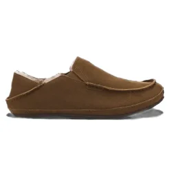 Olukai Moloa Premium Leather Shearling Slipper