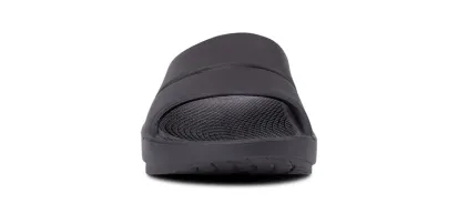 OOFOS Men's OOahh Black Slide Sandal