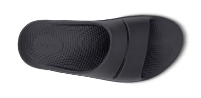 OOFOS Men's OOahh Black Slide Sandal
