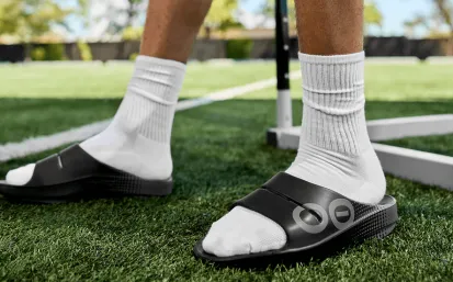 OOFOS OOAhh Sport Men's Recovery Slide Sandal