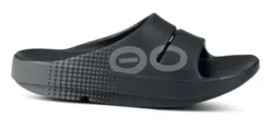 OOFOS OOAhh Women's Sport Slide Matrix Black