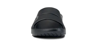 OOFOS OOAhh Women's Sport Slide Matrix Black