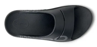 OOFOS OOAhh Women's Sport Slide Matrix Black