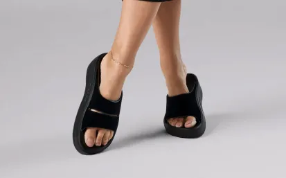 OOFOS OOmega OOahh Posh Slide Recovery Sandal