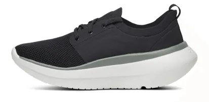 OOFOS OOmy Stride White Black Sneaker