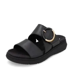 Remonte D2K52-00 Women's Black Slide Sandal