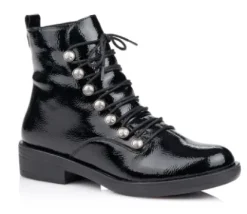 Remonte R4974-01 Stylish Patent Look Ankle Boot