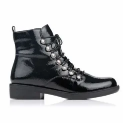 Remonte R4974-01 Stylish Patent Look Ankle Boot