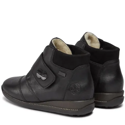 Rieker 44255-00 LUGANO TURIN Women's Lined Ankle Boots