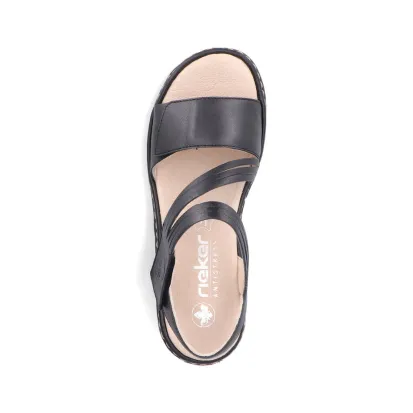 Rieker 65964-00 Women's Adjustable Sandal