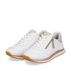 Rieker 42505-80 Women's Casual Sneaker in White