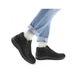 Rieker Men's Double Zipper Winter Boot | Canadian Footwear
