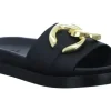 Rieker W1452-00 REPLY Women's Black Slide Sandal