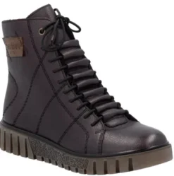 Rieker Y3421-35 Women's Deep Red Ankle Boot