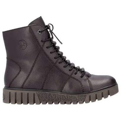 Rieker Y3421-35 Women's Deep Red Ankle Boot
