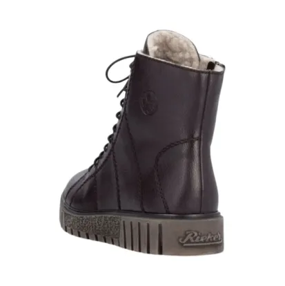 Rieker Y3421-35 Women's Deep Red Ankle Boot