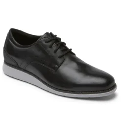 Rockport Total Motion Craft Plain Toe Black Dress Shoe