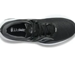 Saucony Men's Guide 15 Black/White Runner- Canadian Footwear