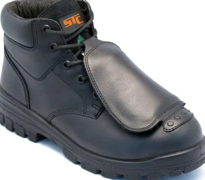 STC - Shoe Technoloy Press 6" safety boot with external Met Guard - Canadian Footwear