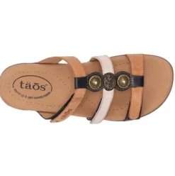 Taos Prize 4 Tan Multi Women's Slide Sandal