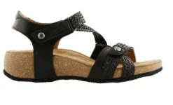 Taos Trulie Black Women's Back Strap Sandal