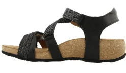 Taos Trulie Black Women's Back Strap Sandal