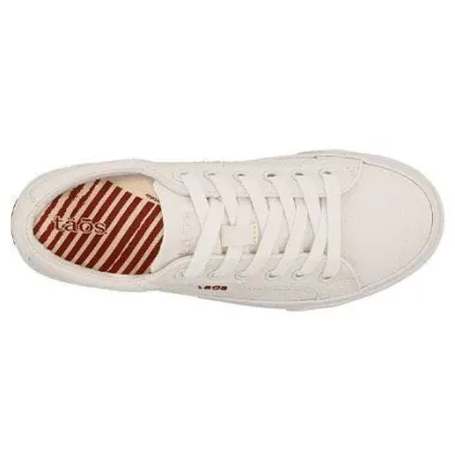 Taos Women's Plim Soul White Sneakers - Canadian Footwear