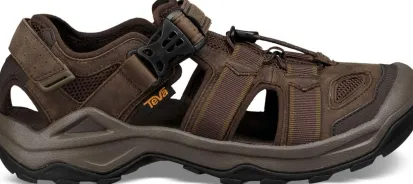 Teva Men's Omnium 2 Leather Closed Toe Hybrid shoe Turkish Coffee