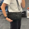 The Trend Leather Handbag Lala Black Woven