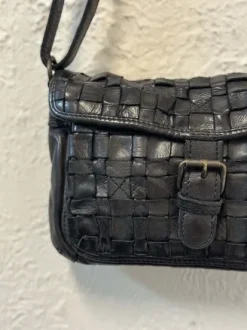 The Trend Leather Handbag Lala Black Woven
