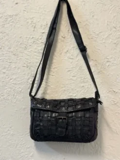 The Trend Leather Handbag Lala Black Woven