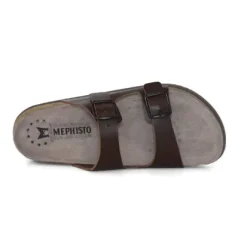 The women's HELDA PLUS WIDE width adjustable slide sandal by Mephisto