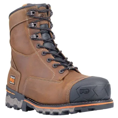 Timberland PRO Men's Boondock 8" Composite Toe Waterproof Work Boot