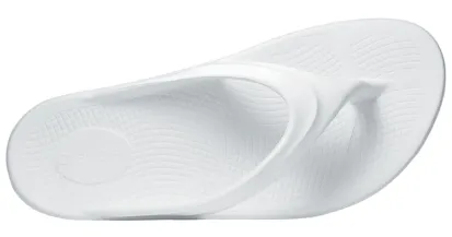 White OOFOS OOlala Sandal